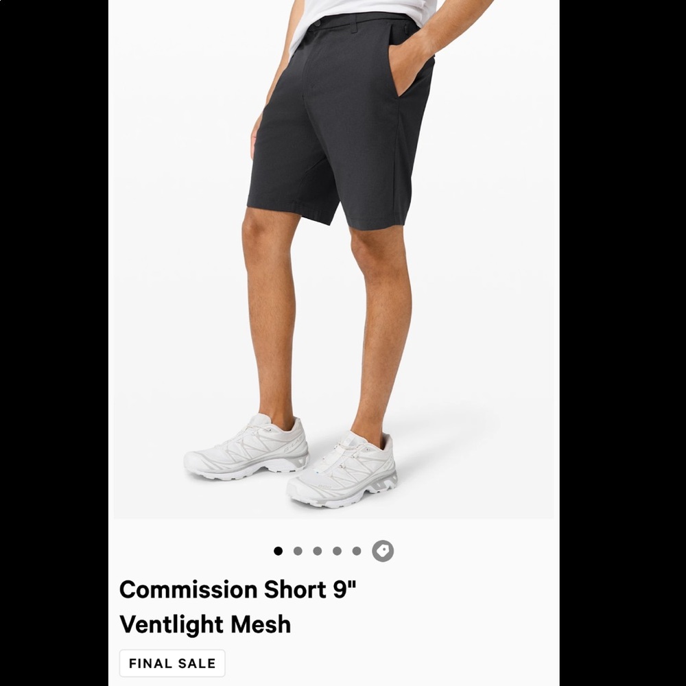 Men’s Lululemon Commission Short 9” Ventlight Mesh